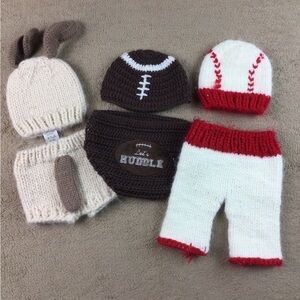 Baby Crochet Outfits photo op Size 0-3 Months Sports